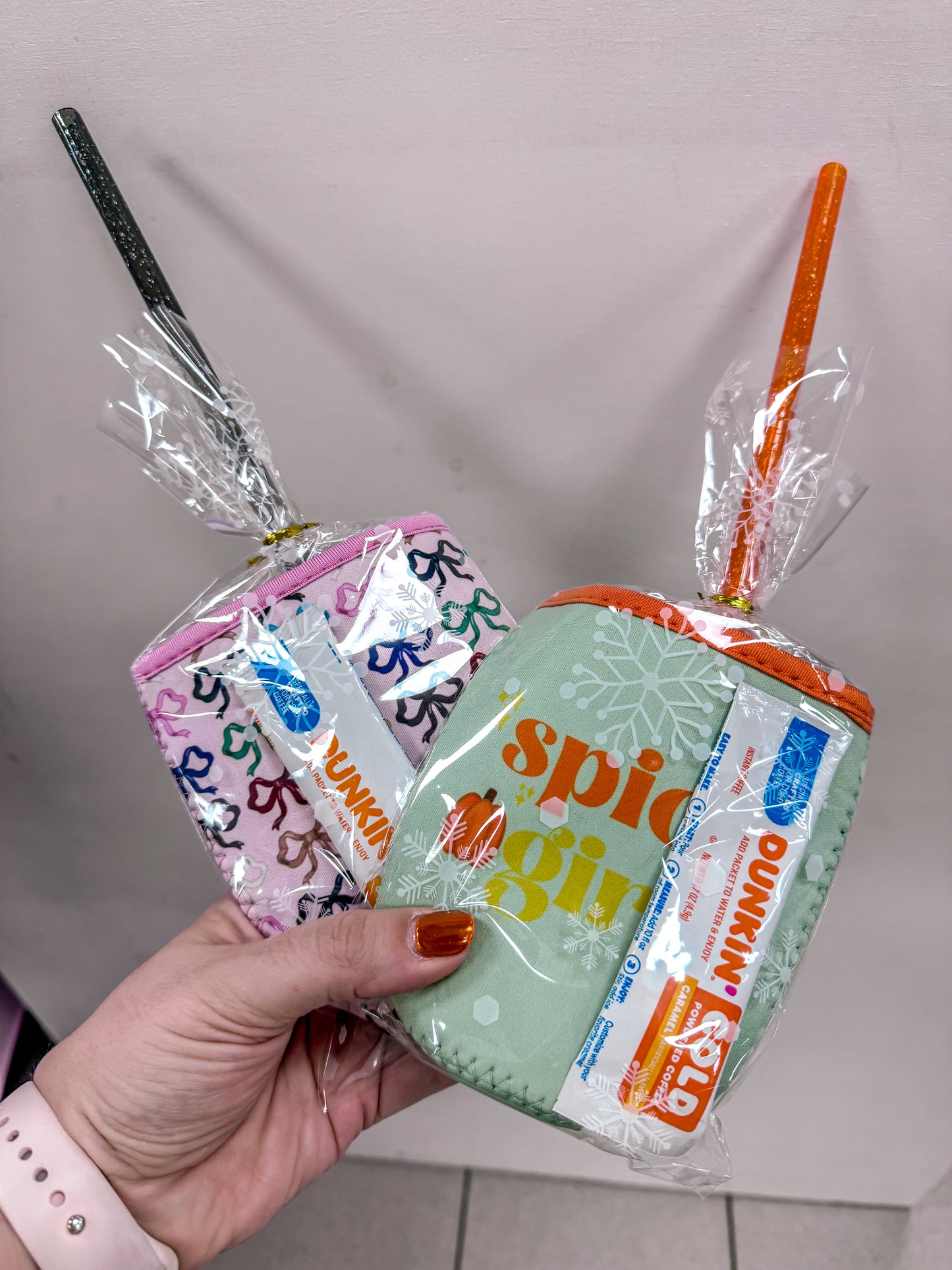 Iced Coffee Sleeve Gift Set
