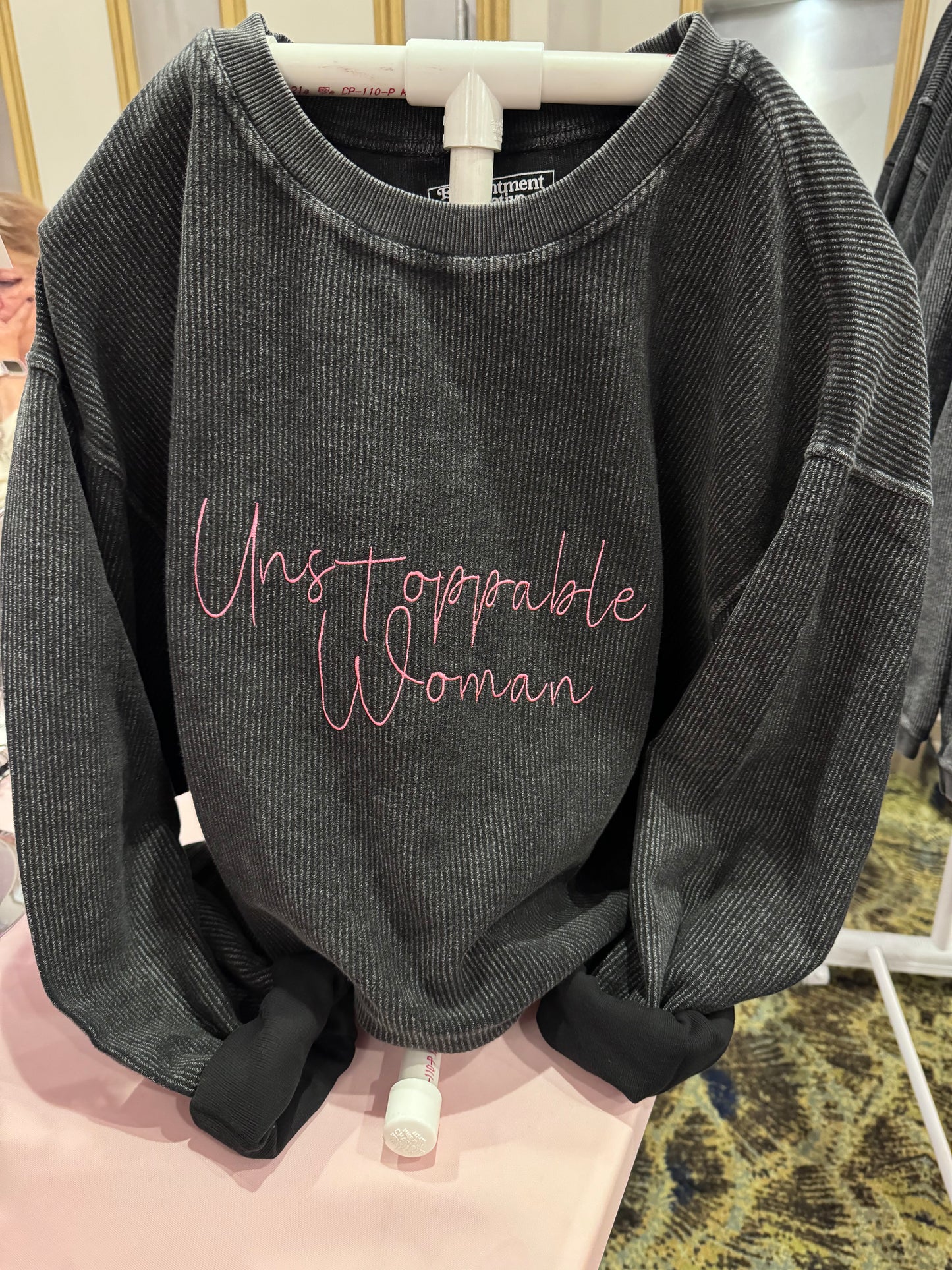 Unstoppable Woman Corded Crew