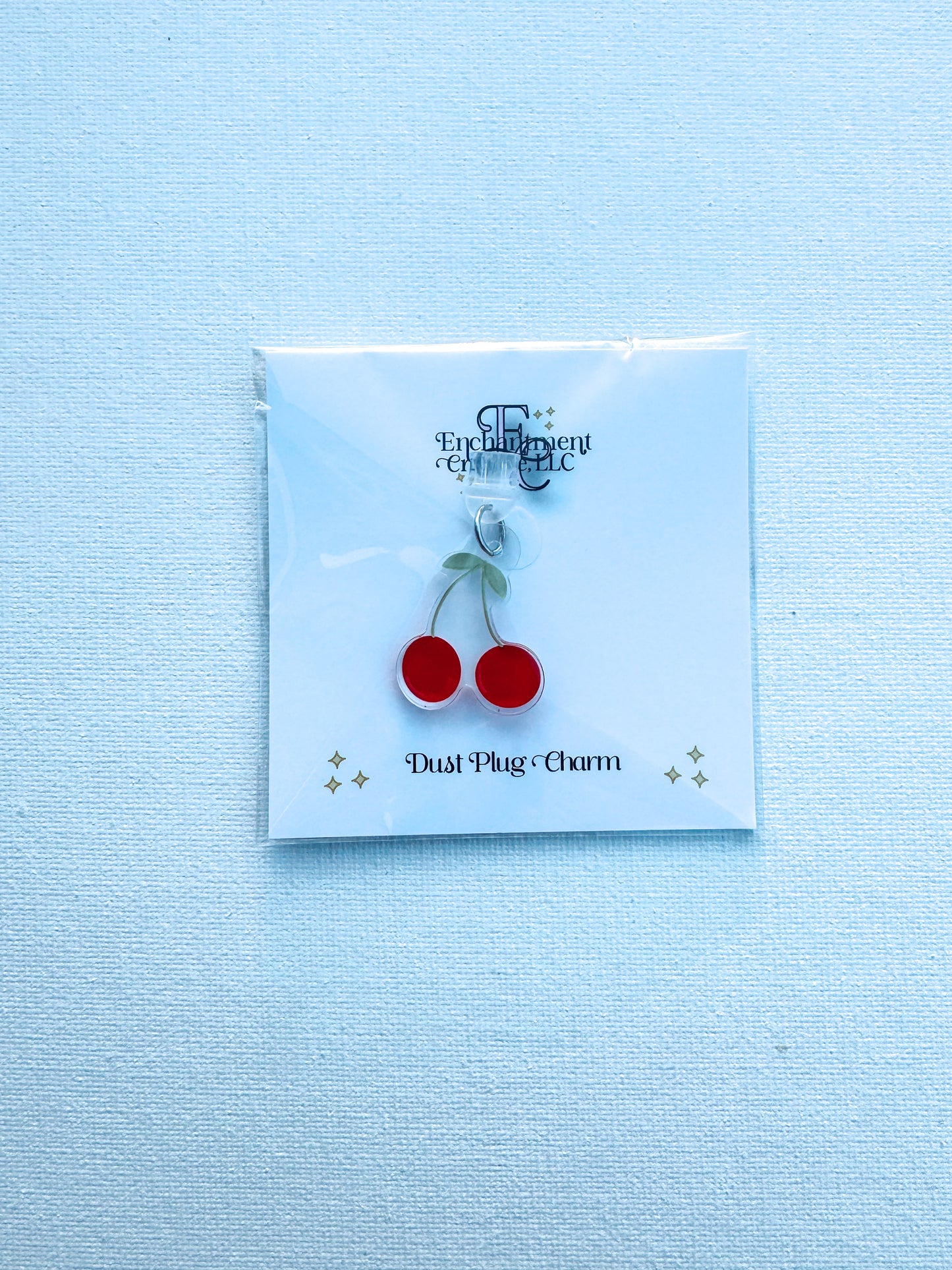Cherry Dust Plug Charm