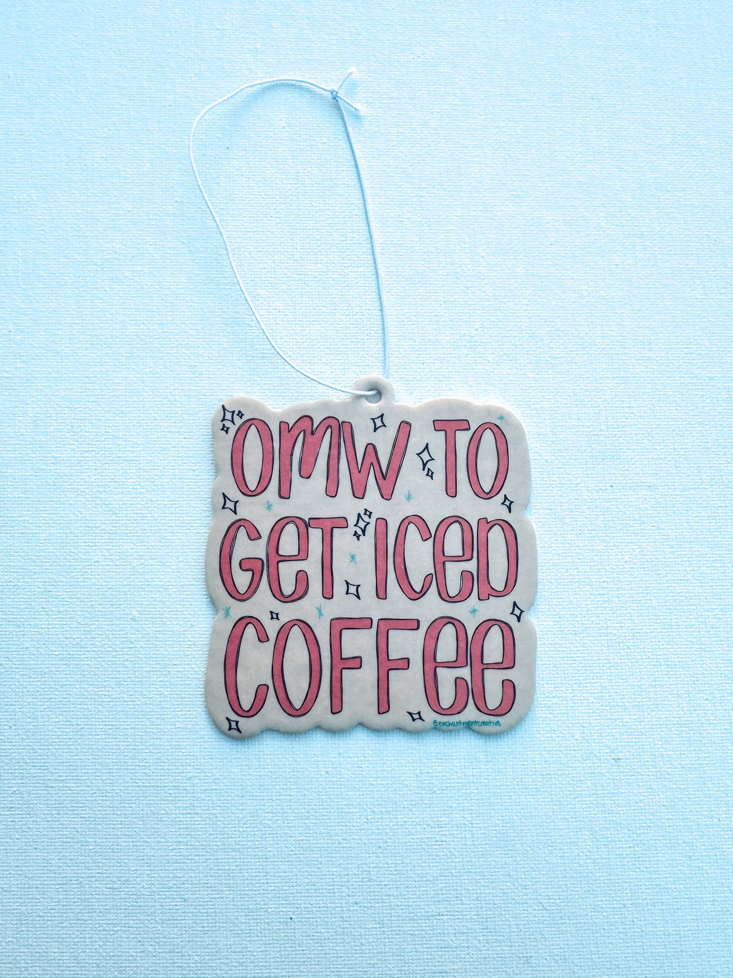 OMW to Get Iced Coffee Air Freshener