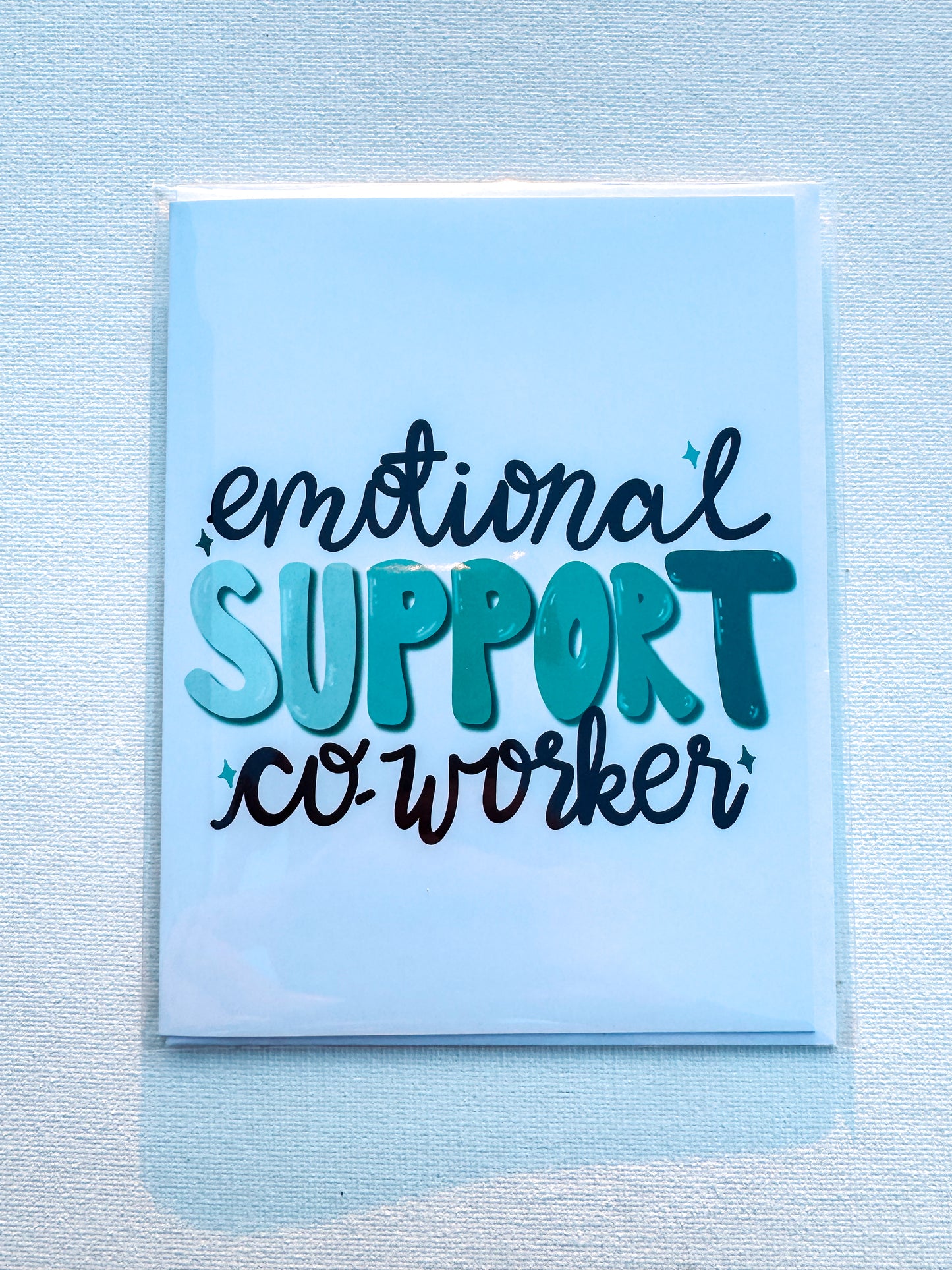 Emotional Support Co-Worker Card