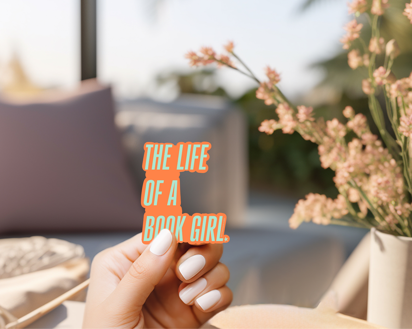 Life of a Book Girl Sticker
