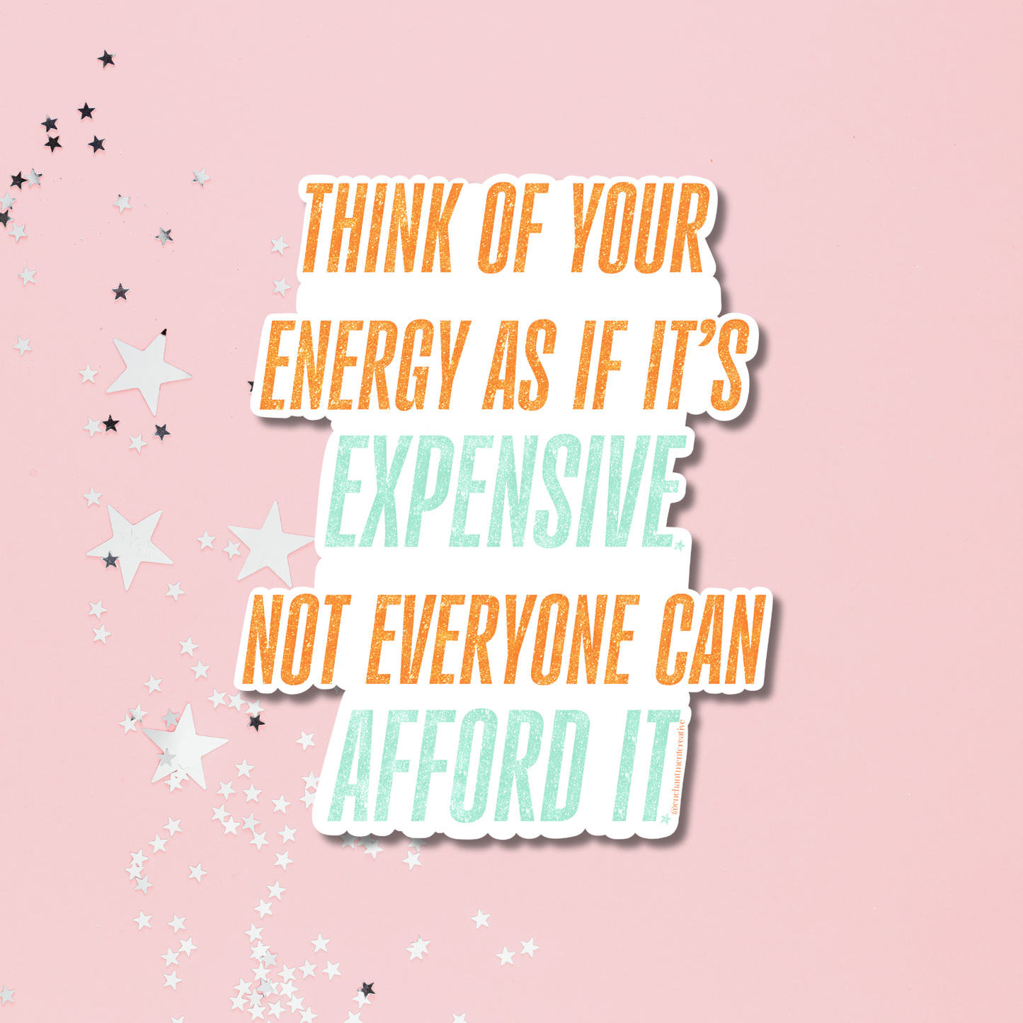 Your Energy Is Expensive Sticker