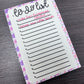 Floral To-Do List Notepad