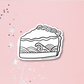 Ocean Cake Tattoo Sticker