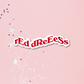 Red Dress Sticker