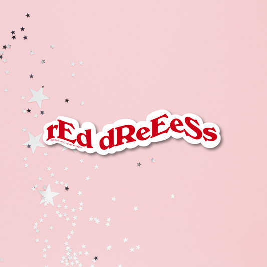 Red Dress Sticker