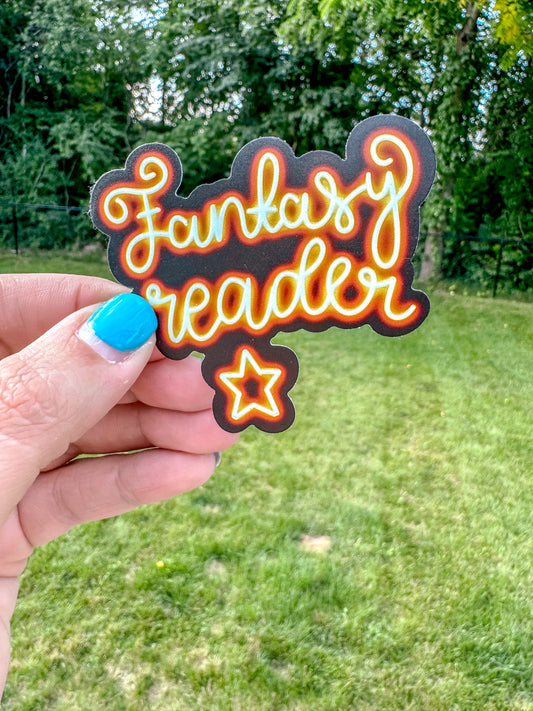 Fantasy Reader Sticker