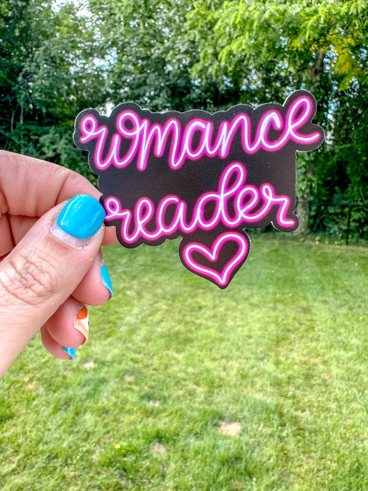 Romance Reader Sticker