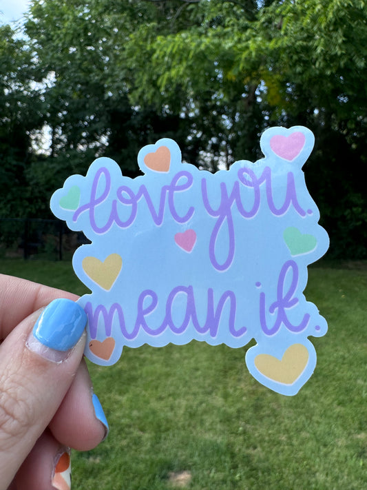 Love You Sticker