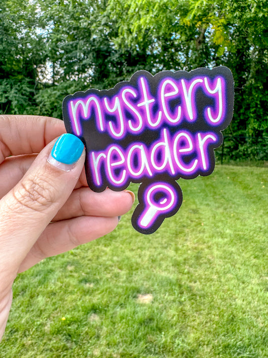 Mystery Reader Sticker