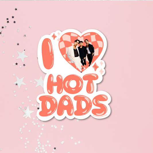 Hot Dads Sticker