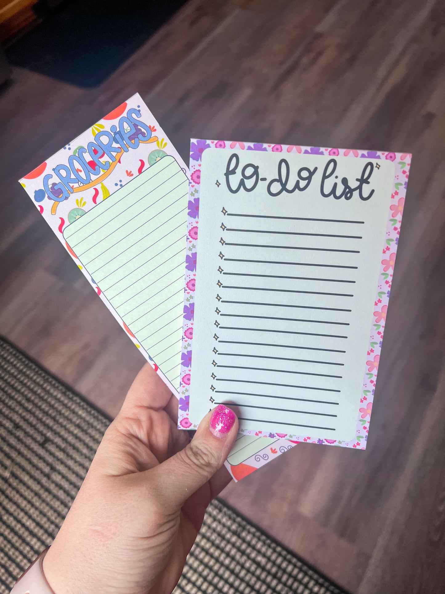 Floral To-Do List Notepad