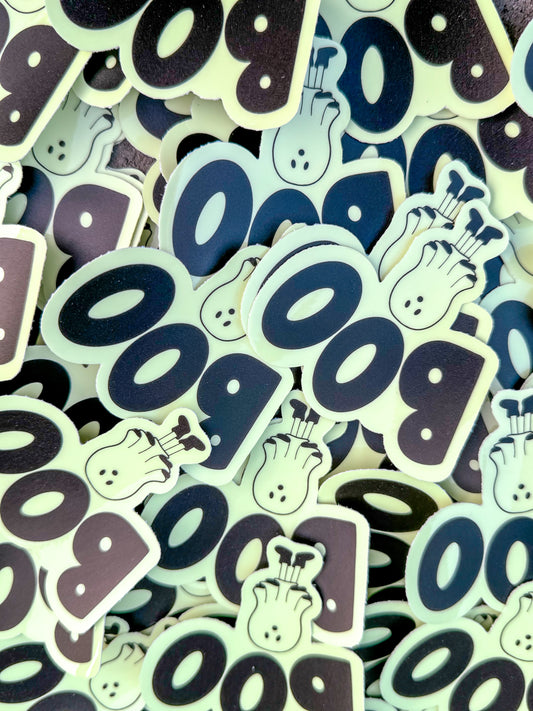 Boo Glow-in-the-Dark Sticker