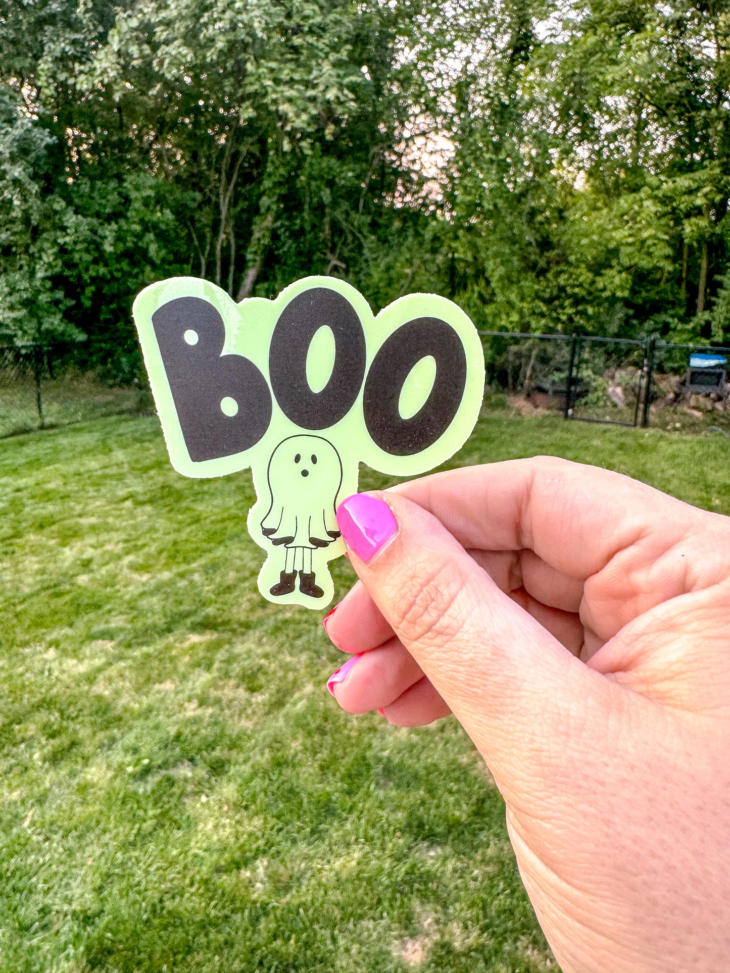 Boo Glow-in-the-Dark Sticker