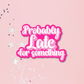 Probably Late for Something Sticker