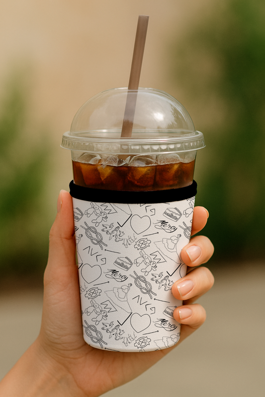 Jonas Tattoo Sketch Drink Sleeve