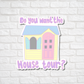 House Tour 90s Playhouse Sticker