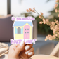 House Tour 90s Playhouse Sticker
